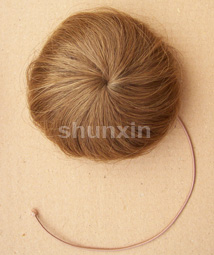 human hair bun